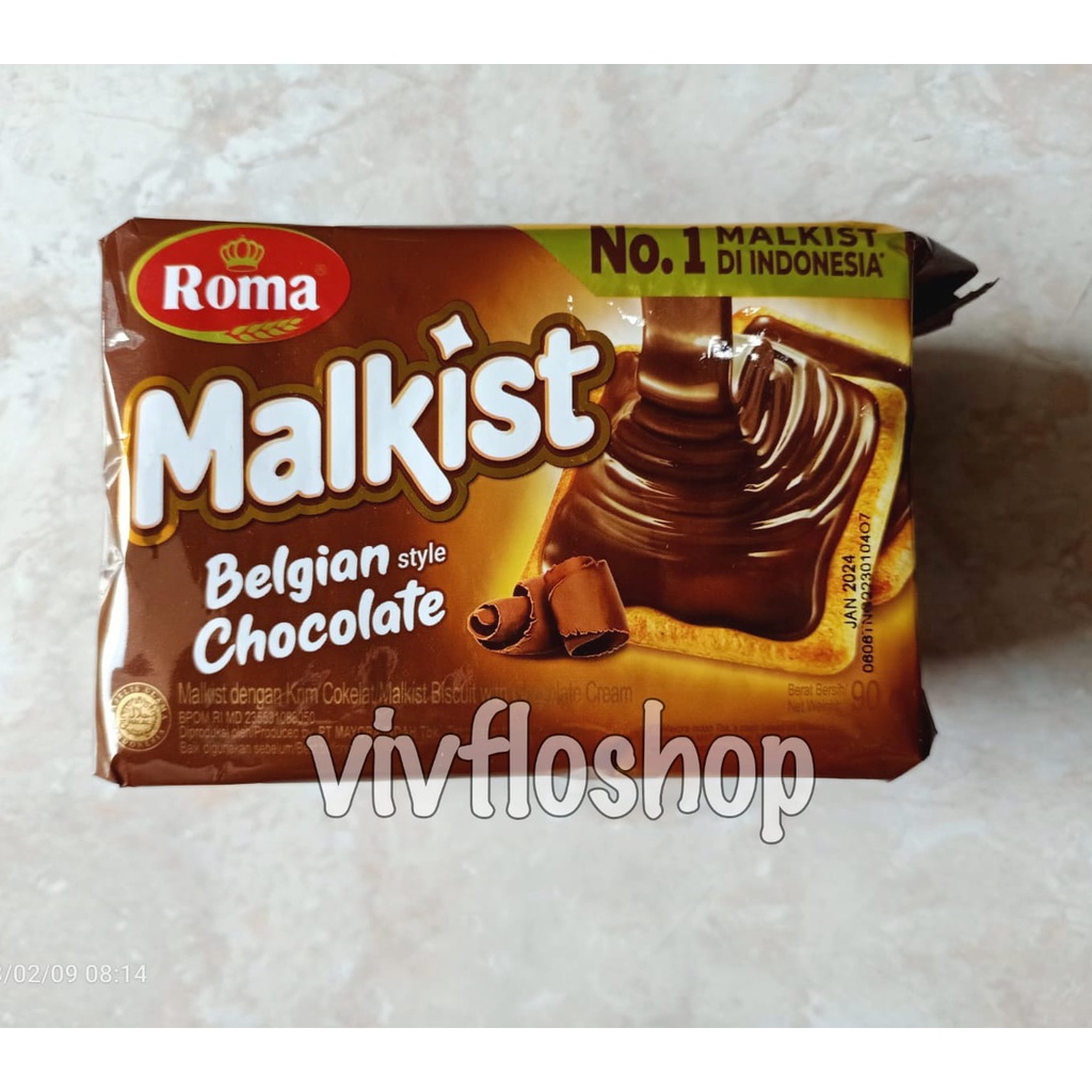 

Kardusan & Eceran Biskuit Roma Malkist Cokelat 90 gr