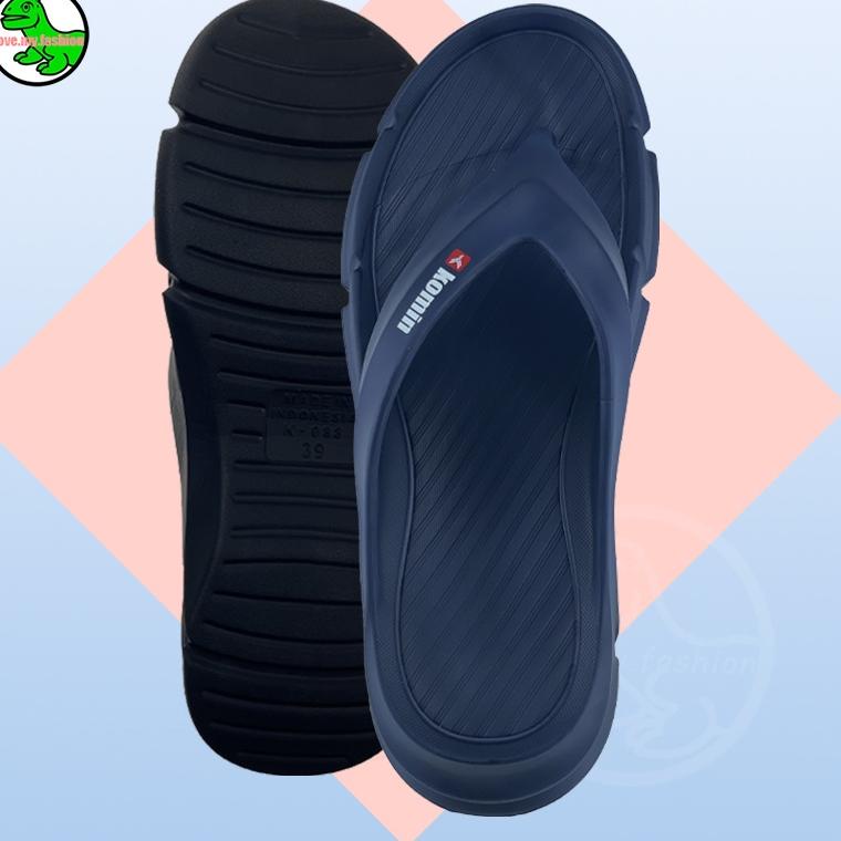 SIAP KIRIM Komin Sandal Jepit Karet Pria Sandal Outdoor Fashion Sendal Jepit Pria Casual Original sa