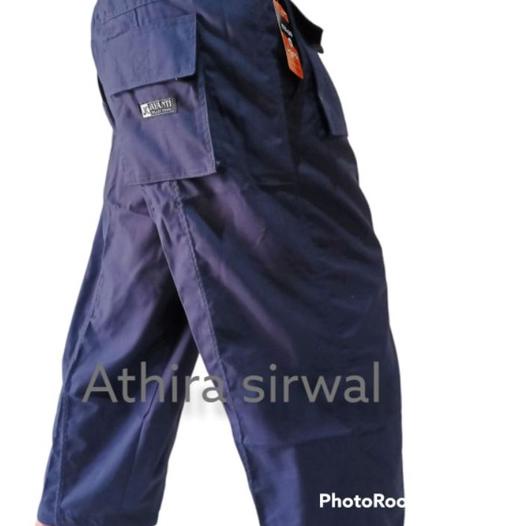 ➸ Celana Pansi Muslim/Celana Cingkrang Kantong Rempel Pria/Celana Sholat ۝