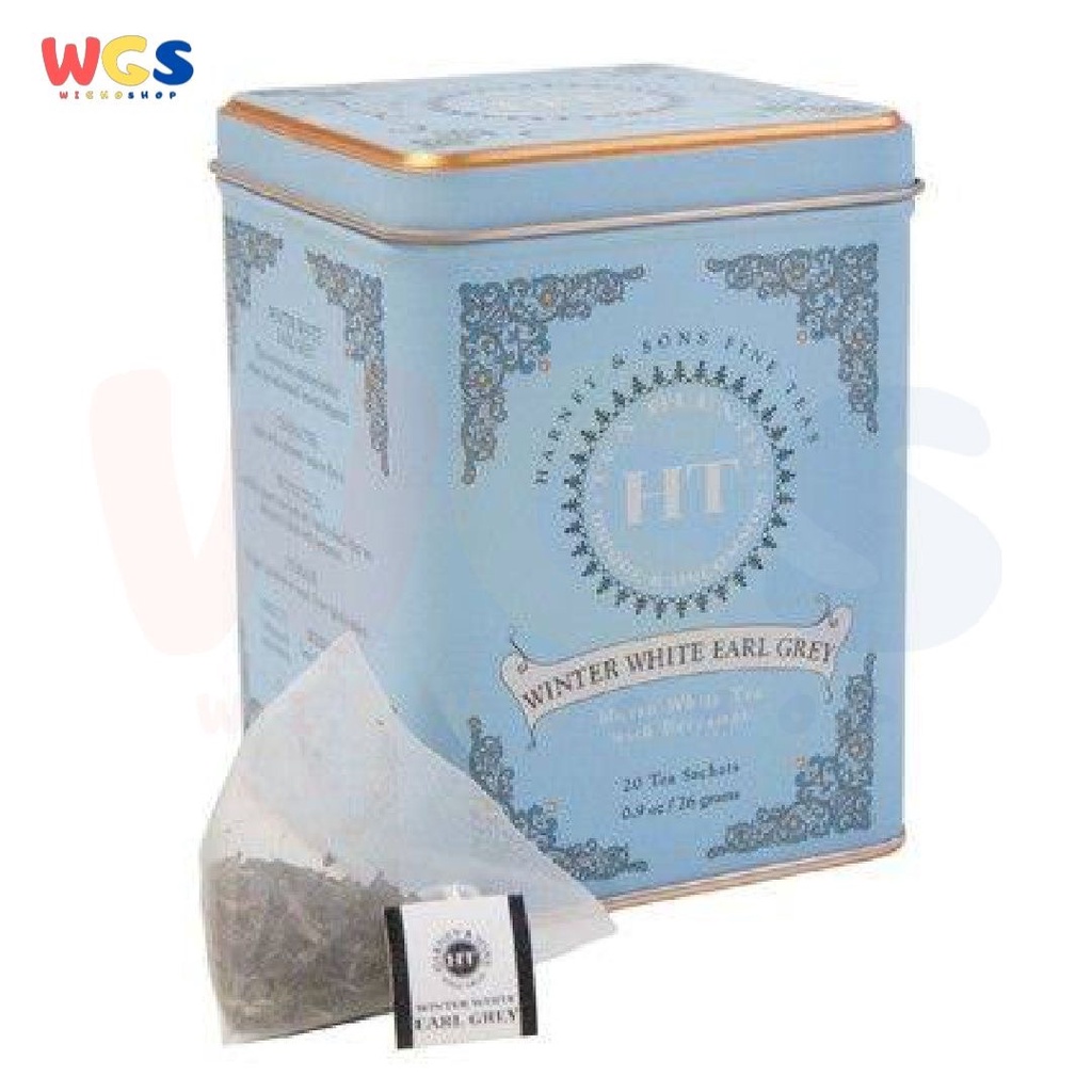 Harney &amp; Sons Teas Winter White Earl Grey 20 Sachets 40gr