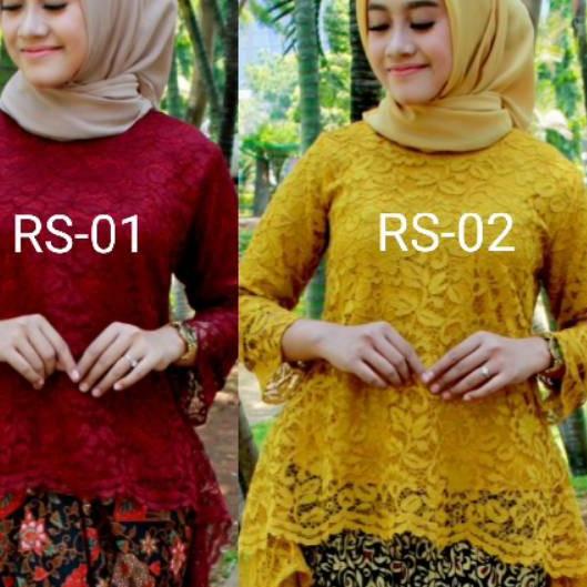 ✬ Kebaya Jumbo - Kebaya Rinjani - Baju Ukuran Besar - Kebaya Modern - BIG SIZE - LD 130cm ❄