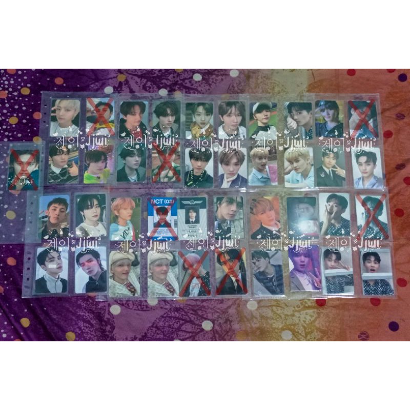 Mark gitd, dicon, classic, ar hot summer, Jeno mirror, 4x6, cashbee reload, Jisung pororo, epoxy dep