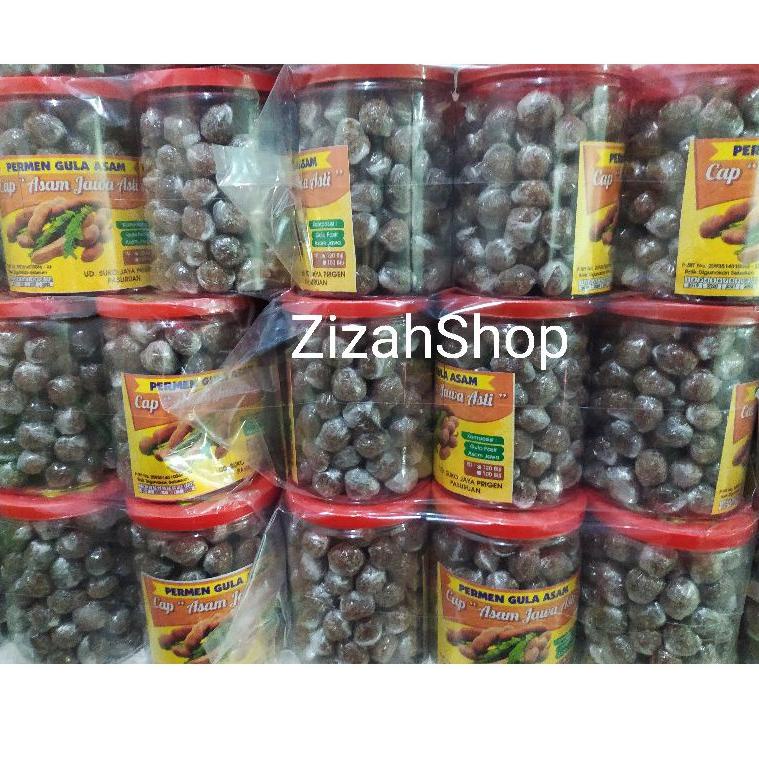 

H22 Permen Gula Asam Jawa Asli Permen Asem kemasan Toples (120 butir / biji) HOT SALE ㅈ