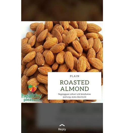 

➱ ROASTED ALMOND PLAIN 300G ➽