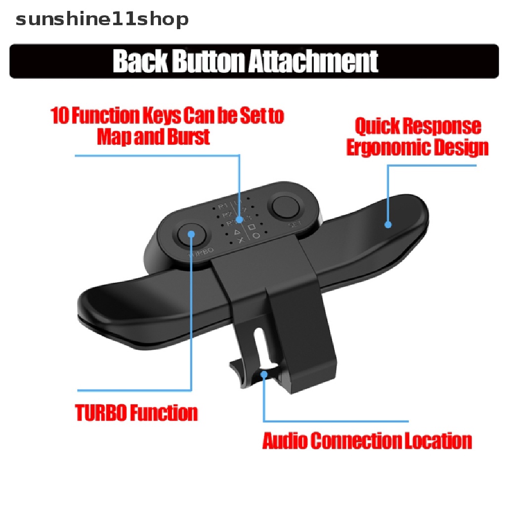 Sho Gamepad Attachment Joy Rear Adapter Untuk Aksesoris Controller Game PS4 N