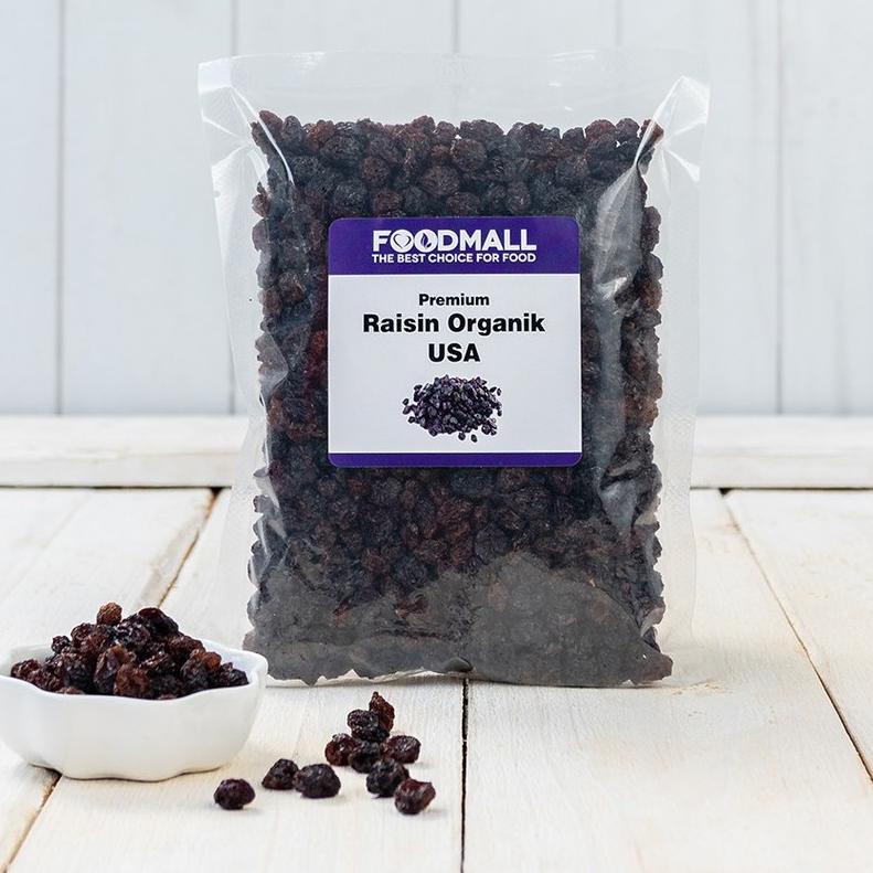 

[Brand] Kismis / Black Raisin Organic USA PREMIUM 250 GRAM .,.,.,.,
