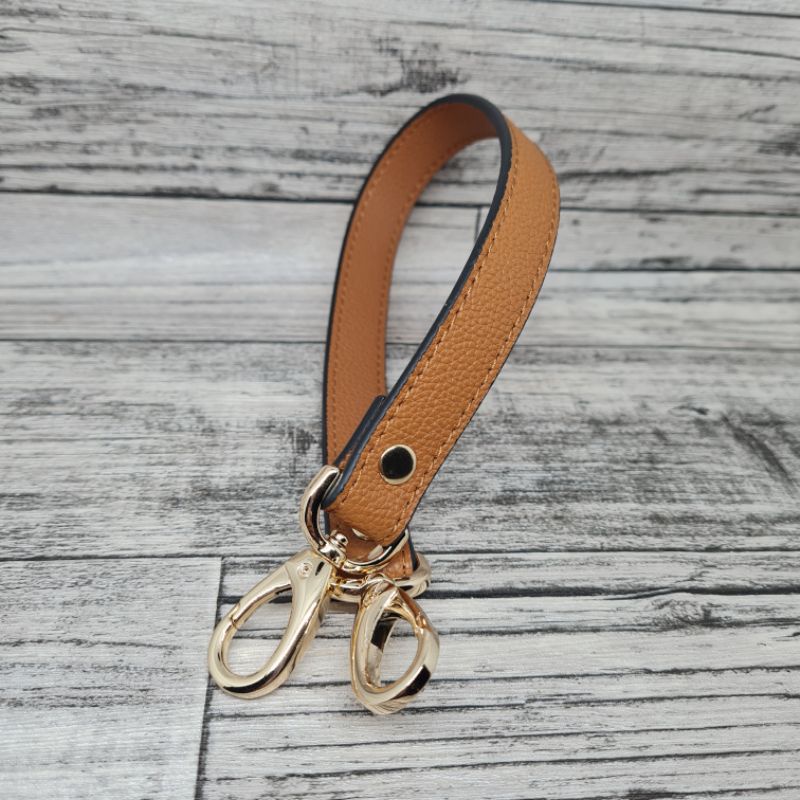 Aria short leather bag strap 1.8 x 45cm / tali tas kulit