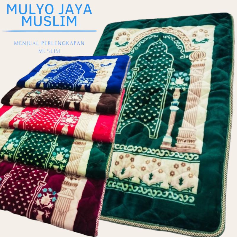 Sajadah Malaysia Tebal-Sajadah Empuk Dewasa-Sajadah Busa Anti Slip