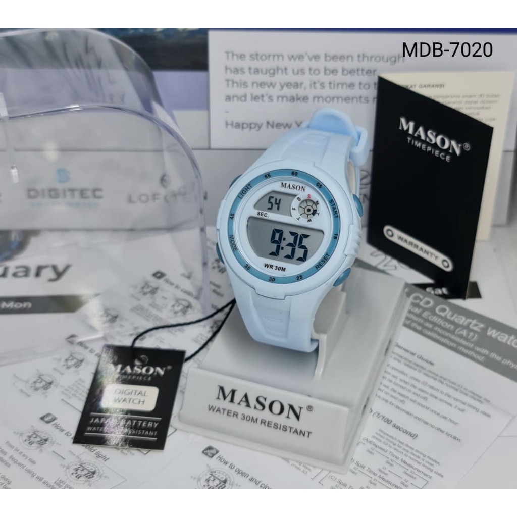 Jam Tangan Pria dan Wanita  Mason 7020 Original