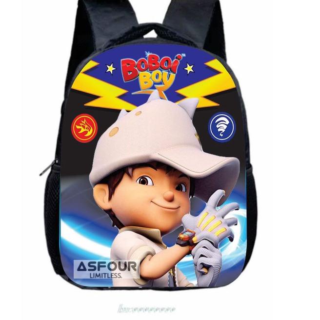 ✿ Asfour - Tas Boboiboy Tas Ransel Sekolah Anak Laki Laki Karakter Boboiboy tas Sekolah ❅