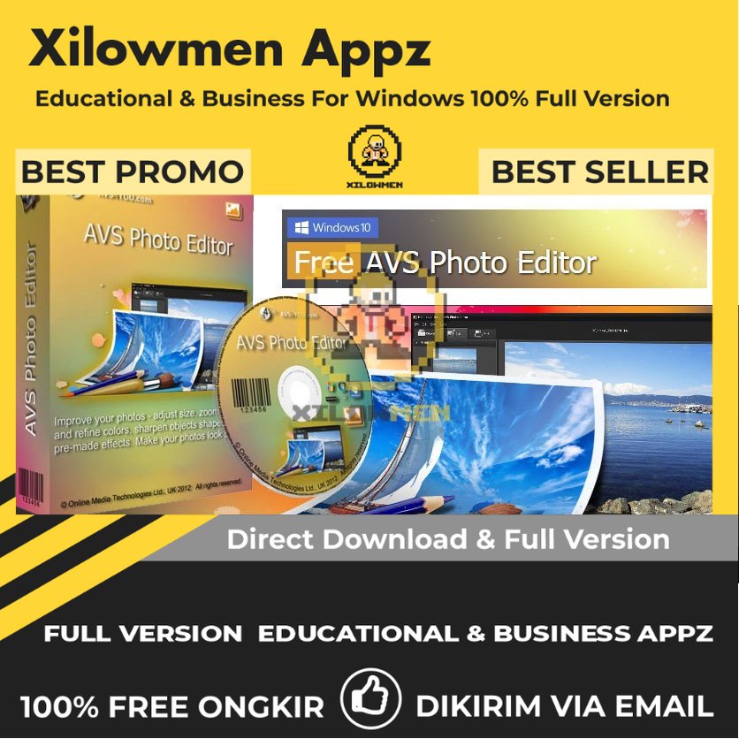 [Full Version] AVS Photo Editor Pro Design Graphics Lifetime Win OS