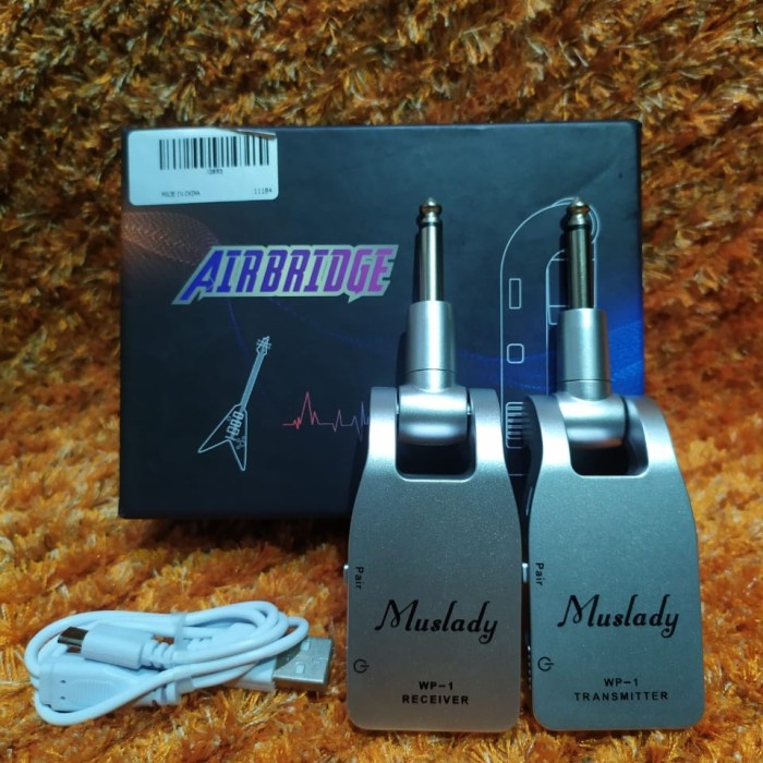 Best Seller Gitar Wireless Jack Gitar Tanpa Kabel Muslady 2.4G Hz