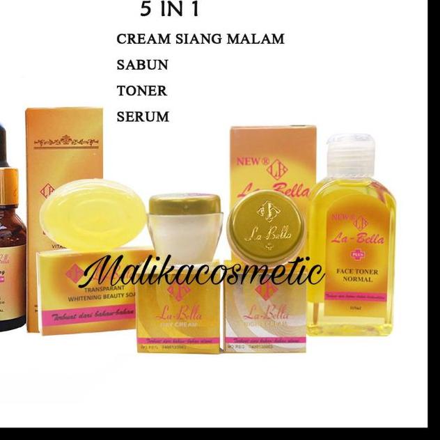 ◘ PAKET 5 IN1 CREAM LA BELLA / Paket lengkap Labella gold original / La bela / La bella Original ✧