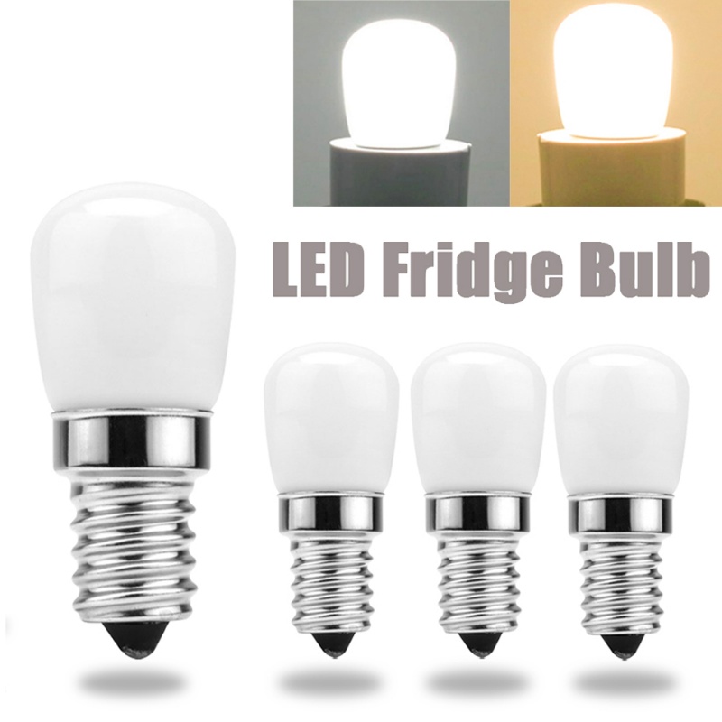 E14 220V Bohlam Kulkas LED Mini Refrigerator Freezer Corn Light Bulb Warm Light Cahaya Putih Rumah Tangga Pengganti Sekrup Bohlam