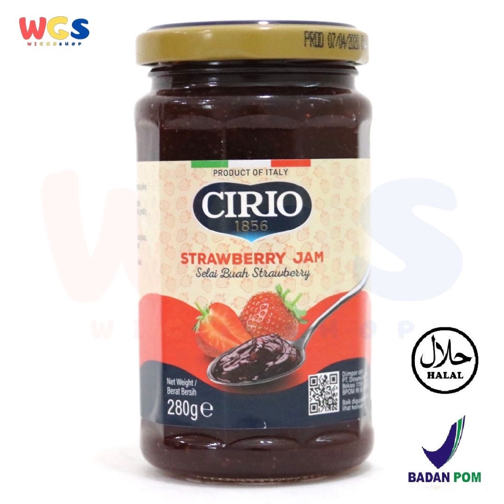 Selai Cirio Strawberry Jam 280 gr