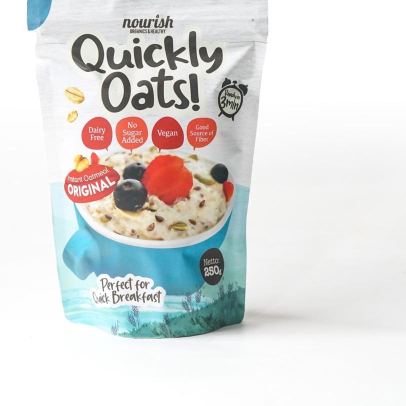 

✯ Quickly Oats! Instant Oatmeal Original Buy 1 Get 1 Free (250gr x 2pc) ❀