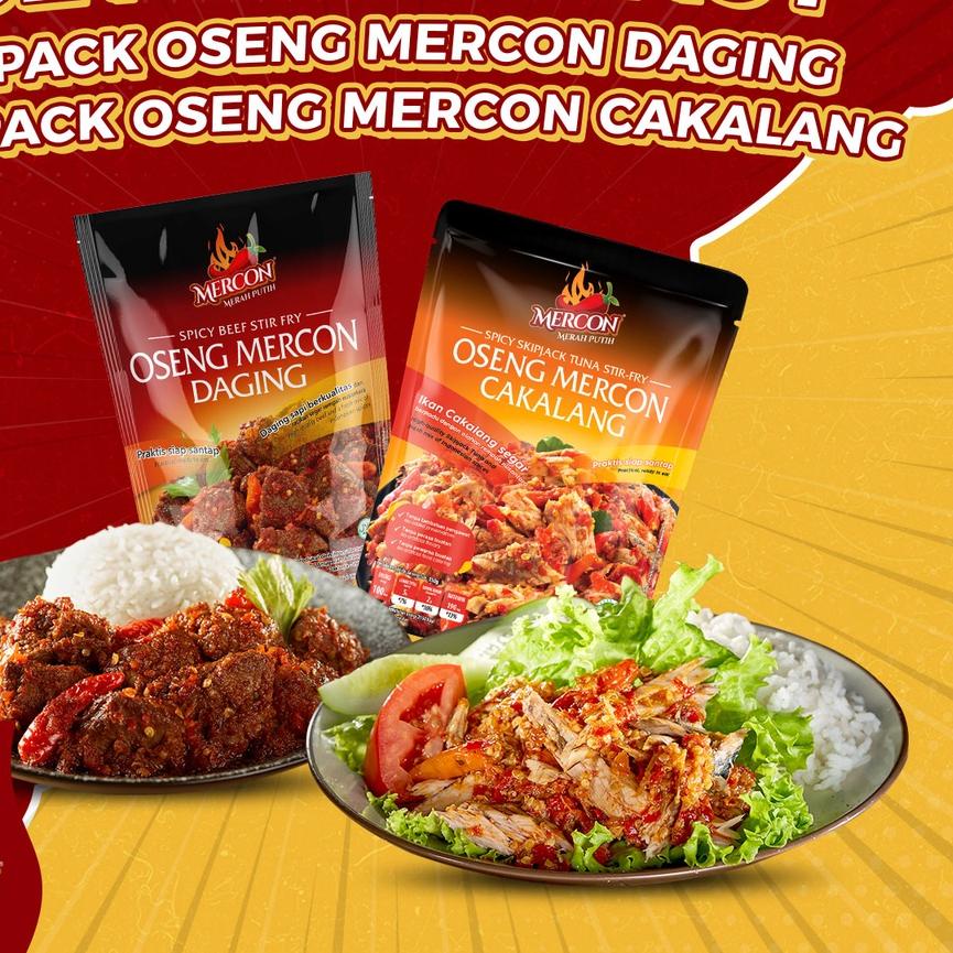 

◘ Mercon Merah Putih - Set Duet Maut || Oseng Mercon Daging + Cakalang ✳