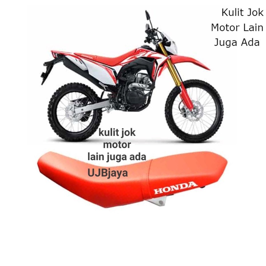 Sarung Jok Motor CRF 150 BAHAN ORI Kulit Jok Motor CRF 150 K4