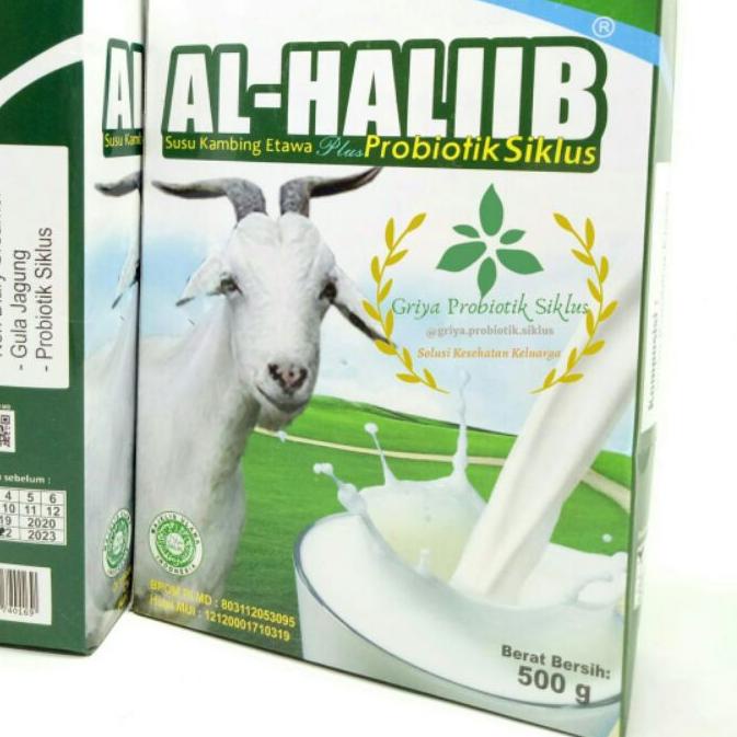 

▲ Susu Al Haliib Probiotik Siklus 500 gram (, Susu MPASI) ✹
