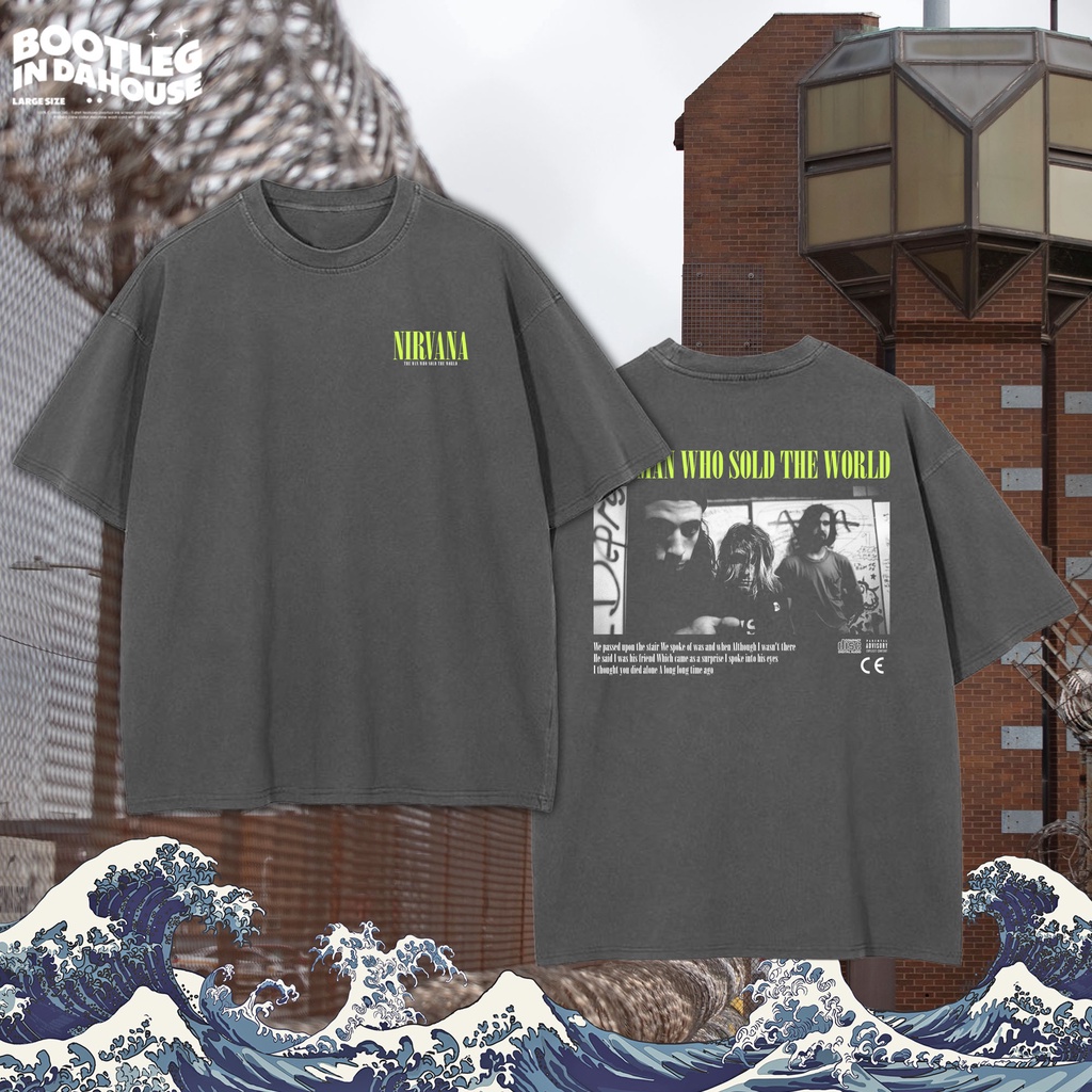 NIRVANA Oversize T-shirt / Kaos Oversize NIRVANA