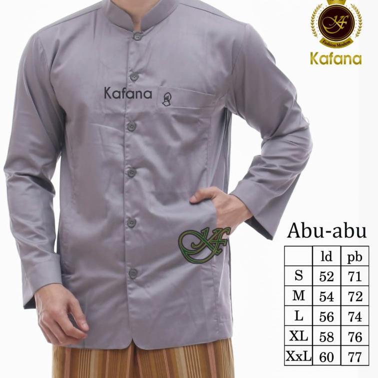 Terpercaya Baju koko haibah semi jas polos merk al-kafi SD012