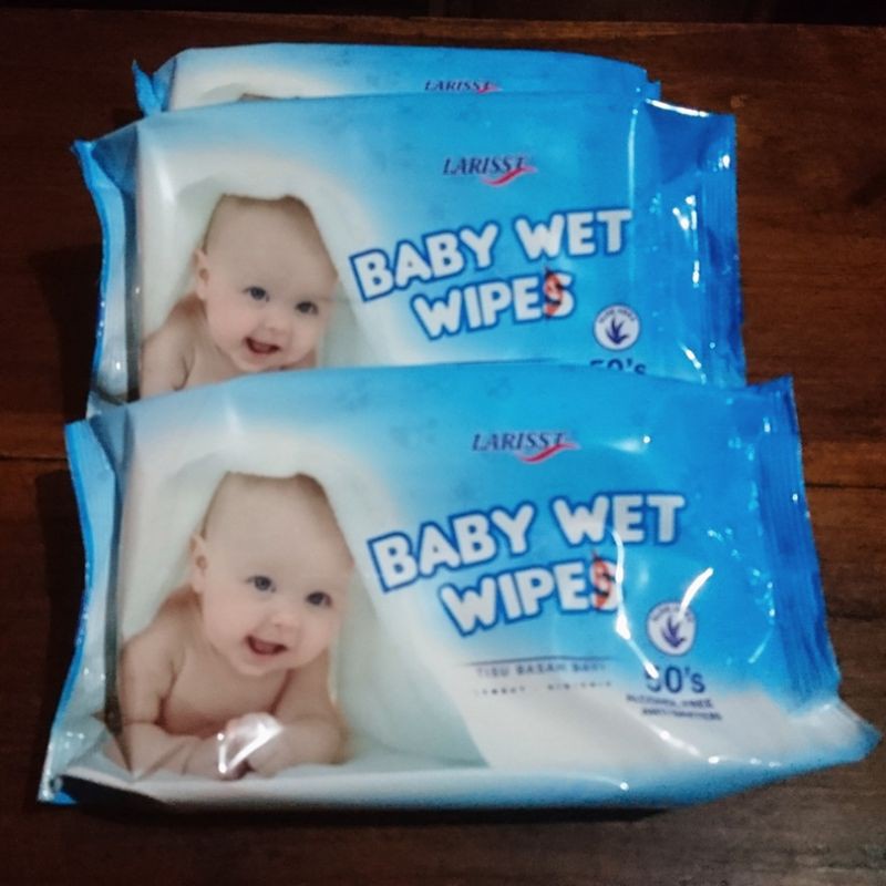 Larisst Baby Wet Wipes Aloe Vera 50's