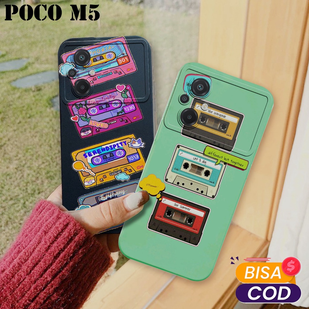 PRO CAMERA POCO M5 - SOFTCASE POCO M5 - CASE HP POCO M5 - CASING HP POCO M5 - MACAROON POCO M5 - KES