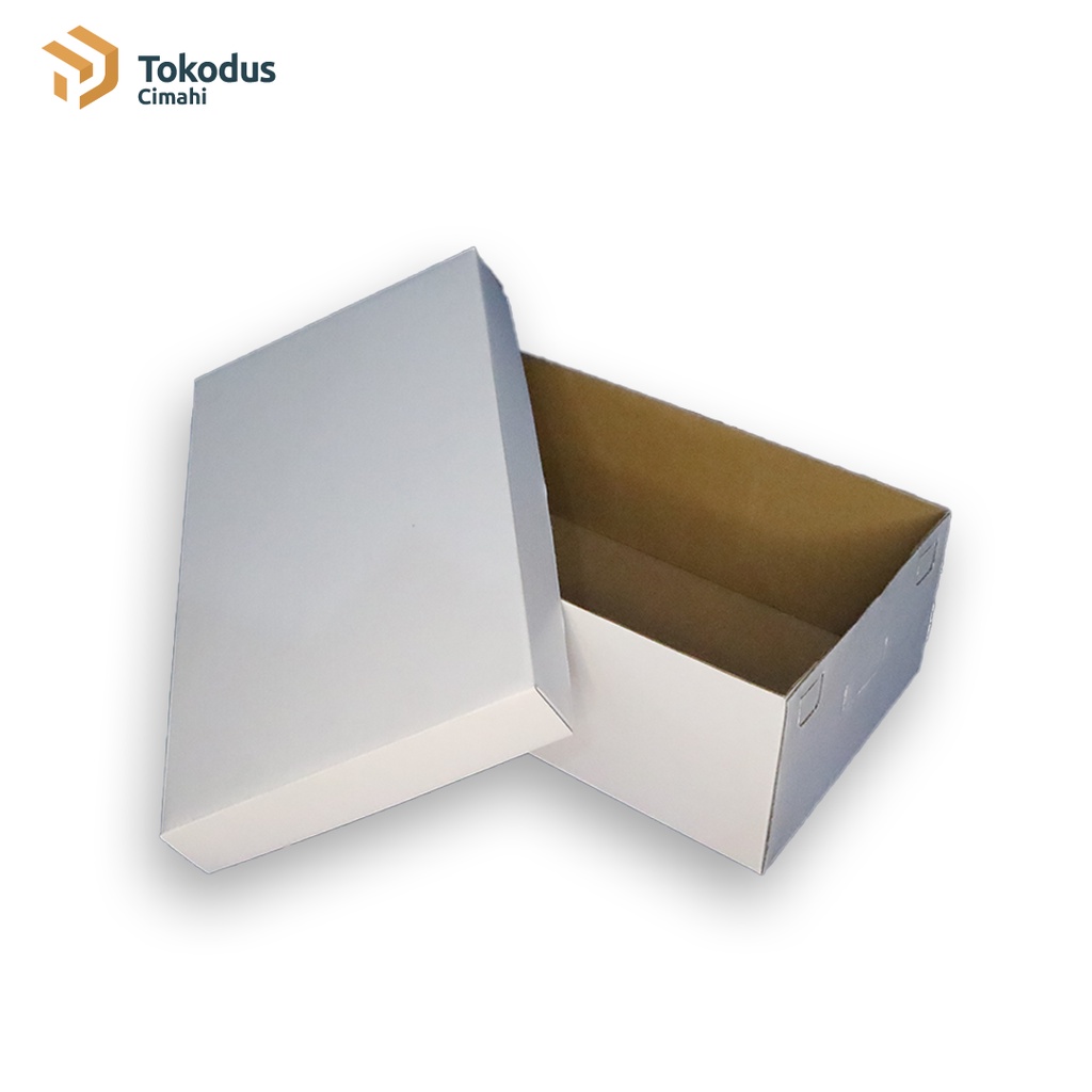 

Kardus Sepatu DieCut 32 x 20 x 12cm Duplex (Bisa Custom) - Tokodus Cimahi