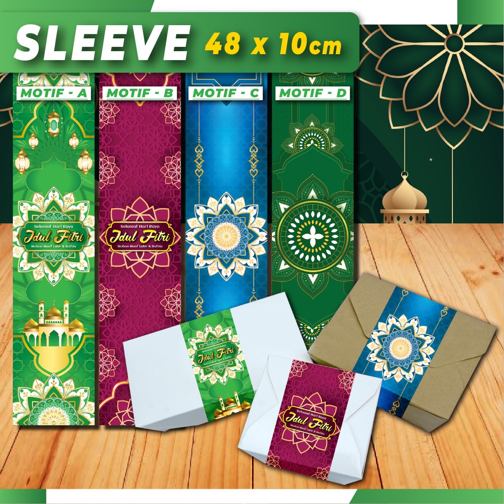 

Paper Belt Sleeve - Pita Toples Lebaran Idul Fitri - (Isi 20 pcs)