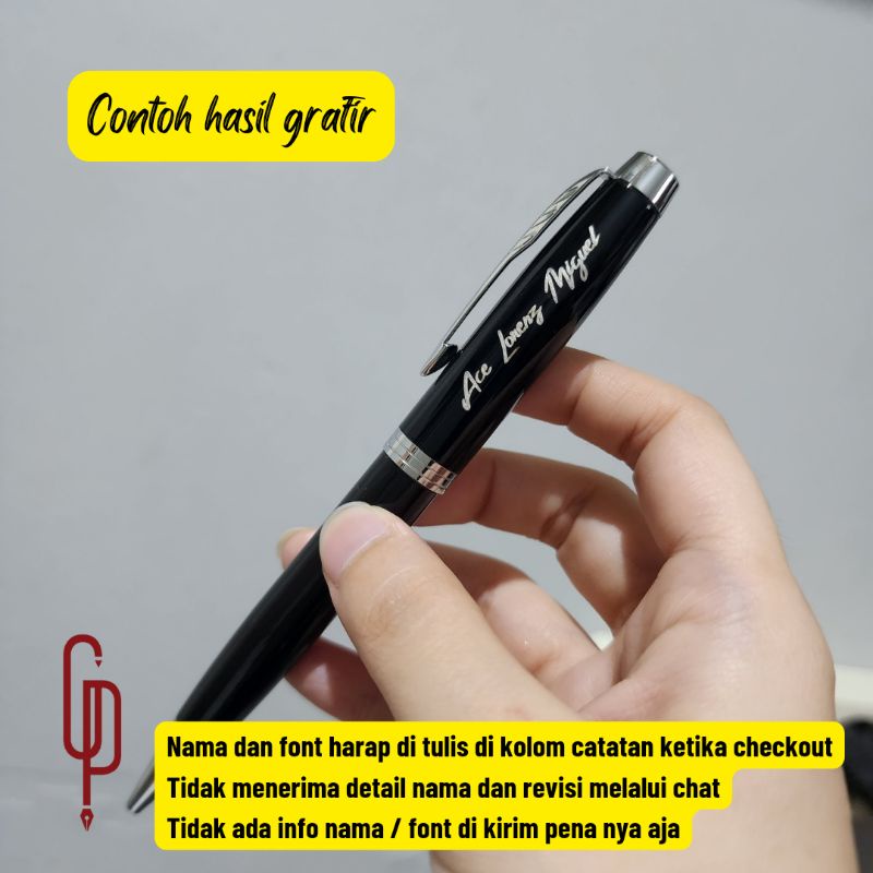 

Pulpen Metal Model Parker IM New Bisa Cetak Logo Souvenir