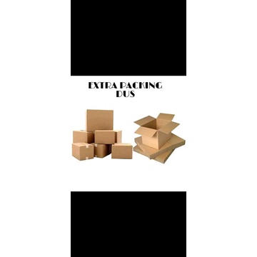 

packing tambahan dus, kardus.