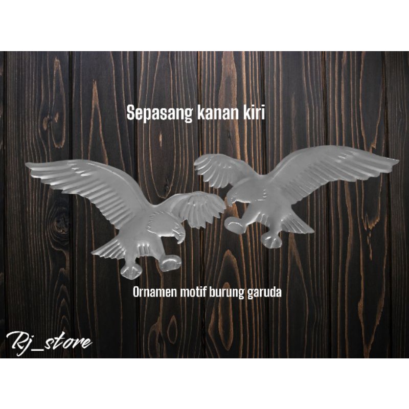 burung garuda plat besi ornamen aksesoris pagar besi