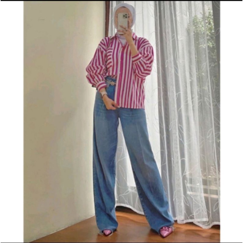 TFW Kemeja MARCELINA kemeja wanita atasan wanita baju kemeja casual wanita remaja ataupun cewek