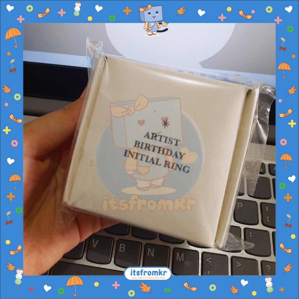 [READY STOCK] Taeyeon SM Artist Birthday Initial Ring Rhodium