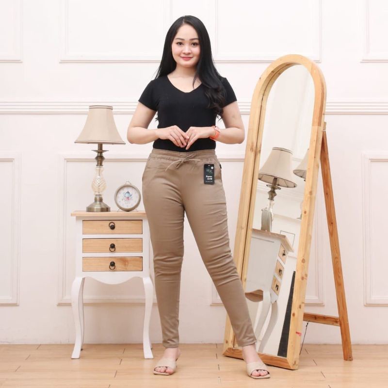CELANA WANITA FULL KARET.BHAN TUIL COMBET ( STRET )