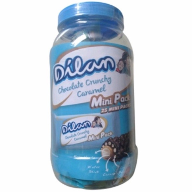 

Dilan MINI PACK Chocolate Crunchy Caramel Mini Pack Toples Isi 25 pcs ORI