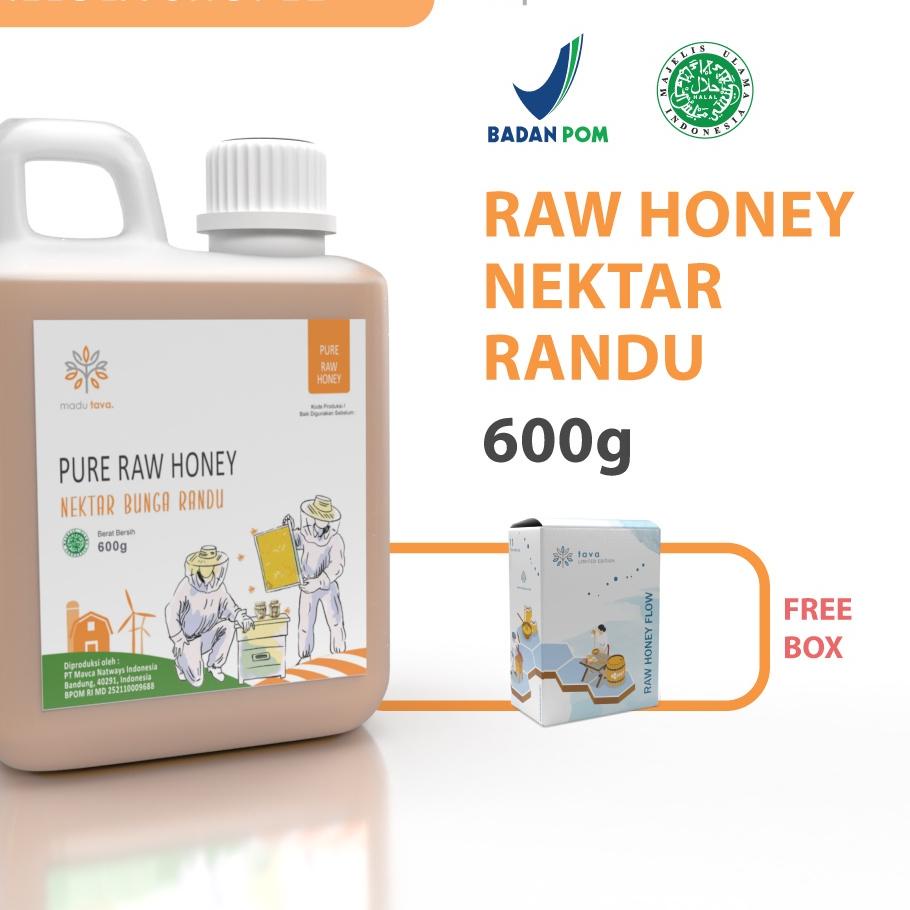 

✶ Asli Murni 600gr Tava Grade A Nektar Randu 100% Alami Pure Natural Raw Honey ➺