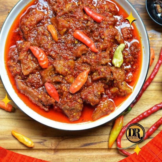 

Diskon |JKH|Makanan Pedas / Siap Saji Oseng Daging Mercon Murah & Halal - By Dapur Roca