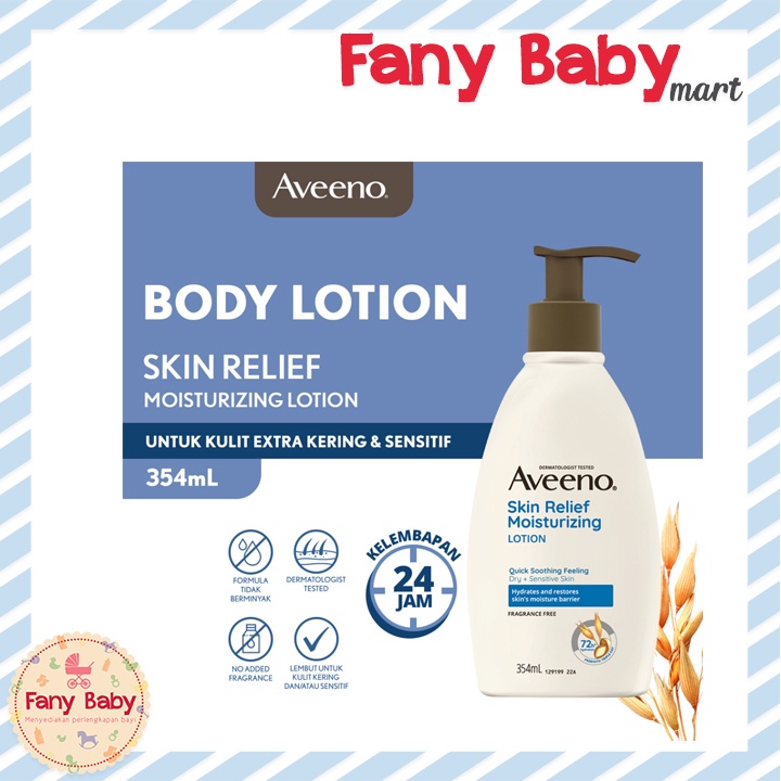 AVEENO SKIN RELIEF MOISTURIZING LOTION FF 354ML