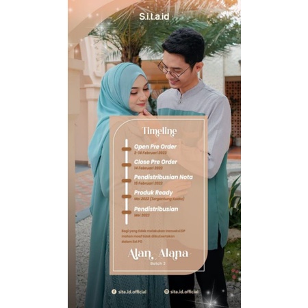 Open PO sarimbit keluarga gamis Alan alana by s.i.t.a.id