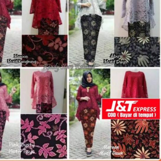 ✶ (Promo) KEBAYA JUMBO SET / RINJANI BIANCA PREMIUM BRUKAT ♚