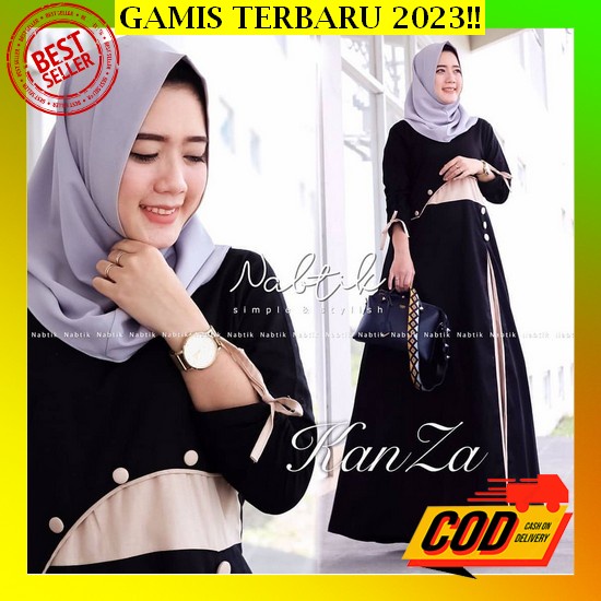 Abrashop - Diandra Dress Ceruty Babydoll M L Xl / Gamis Ceruty Jumbo Baju Gamis Wanita Terbaru 2022 