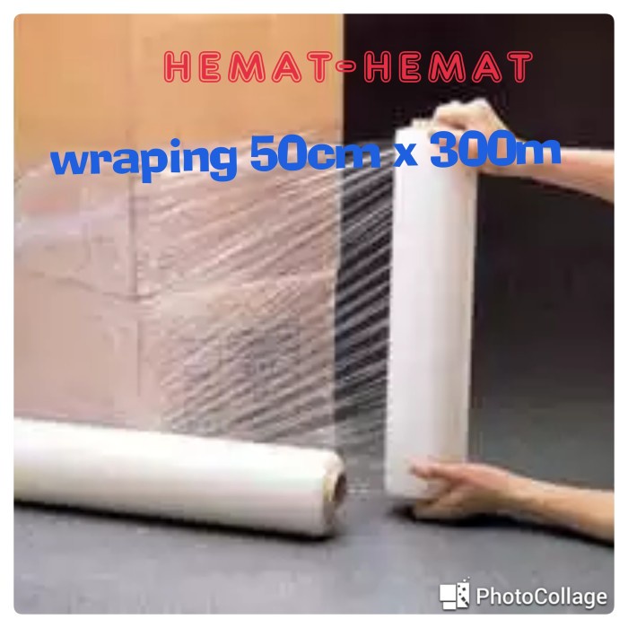 

[[JNT COD]] plastik wraping (50 x 300m) - BENING PER ROLL