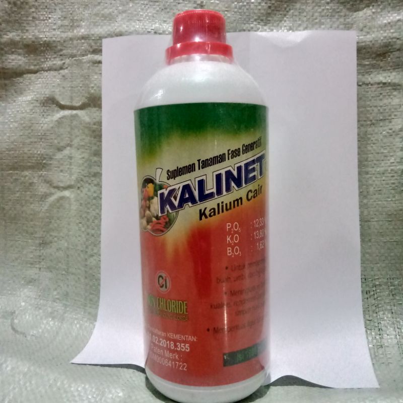 kalium cair kalinet kemasan 1000 ml