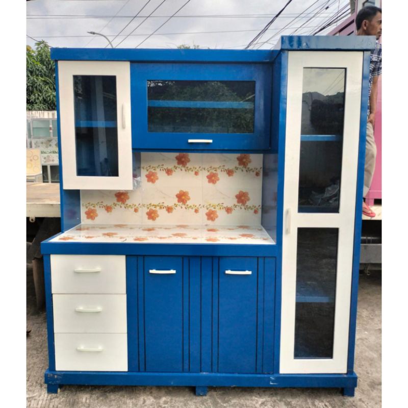 Rak Sayur / Rak Dapur / Lemari Sayur 4Pintu / Rak Dapur 4 Pintu Murah Cikarang