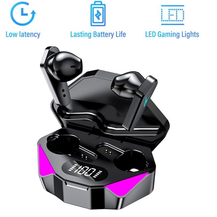 ✥ 【COD】Jovitech Headset Bluetooth Gaming TWS T23 (X15) Bluetooth V5.0 LED Smart Display ❆