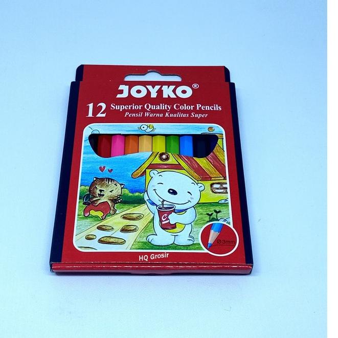 

E93 Pensil Warna Joyko CP-S12 - 12 Warna Color Pencil Gambar CPS12 Murah SPECIAL PRICE ㅬ