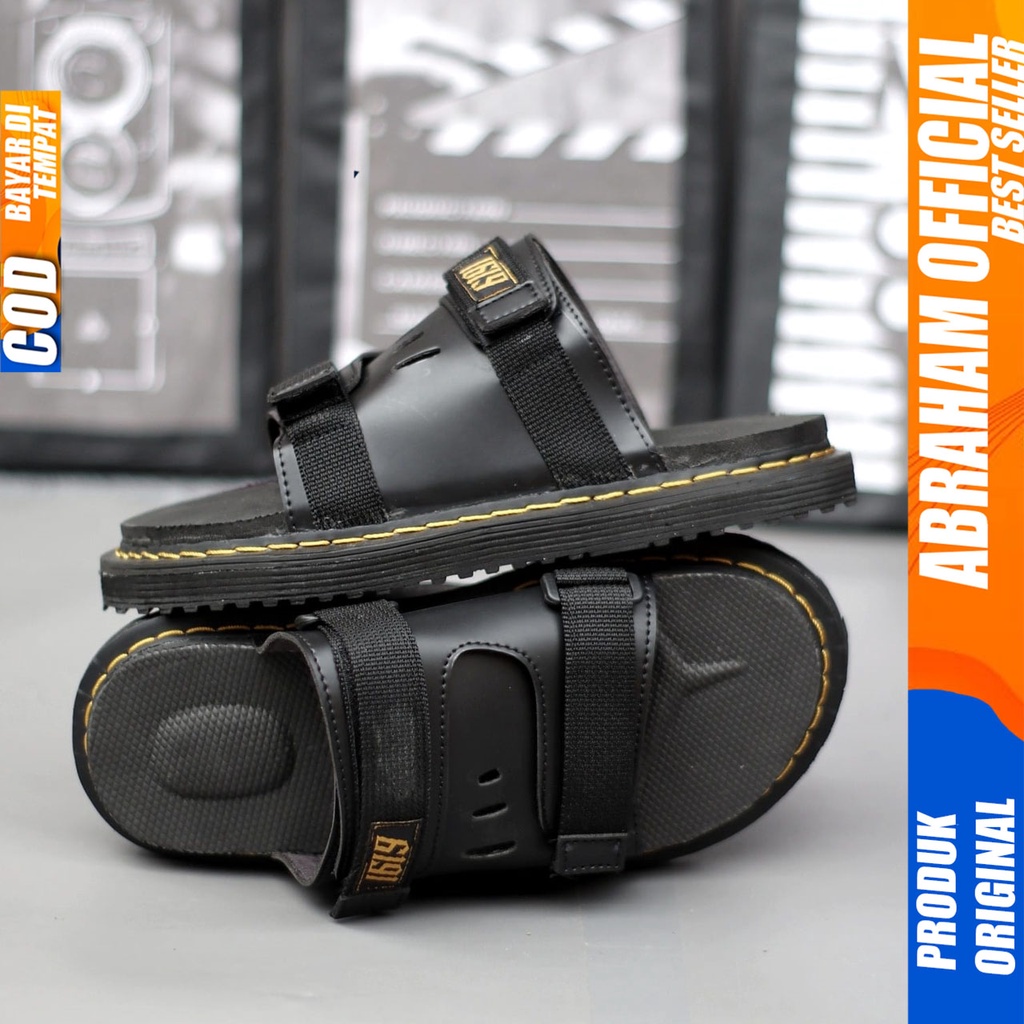 ABRAHAM Sandal Slide Docmart Pria Distro Sendal Pria Terbaru