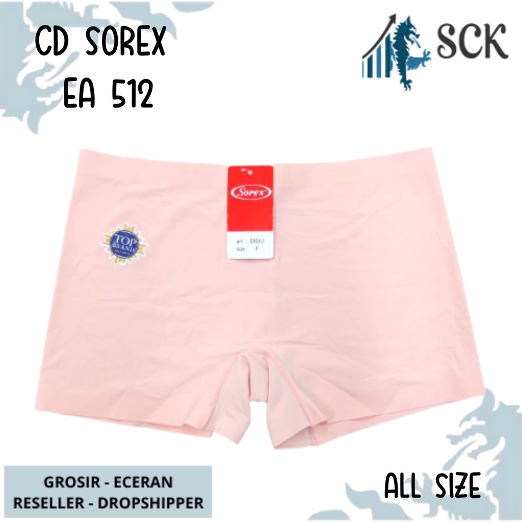 CD Wanita SOREX EA 512 Polos Seamless Tanpa Jahitan Tanpa Nyeplak / Pakaian Dalam SOREX - sckmenwear GROSIR