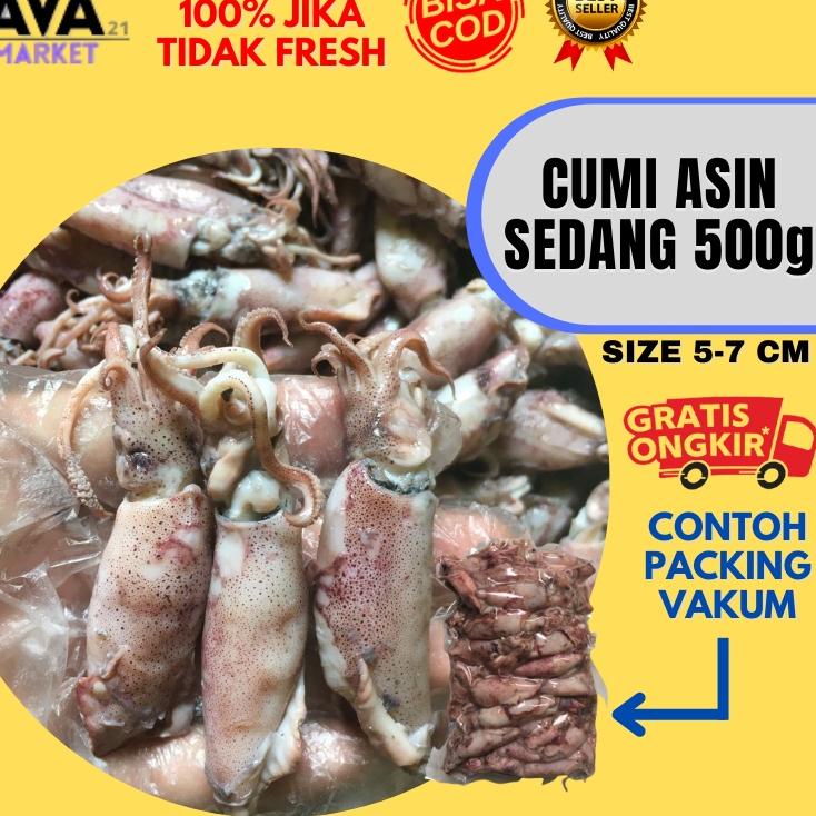 

✽ Cumi Asin Sedang Fresh 500 Gram ♠